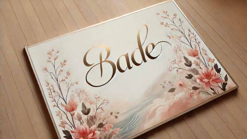 Bade isminin anlamı nedir? Bade ne demek?