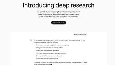 OpenAI Deep Research nedir? Yapay zeka ile derinlemesine araştırma