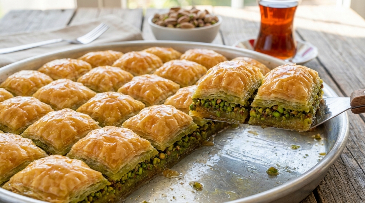 Rüyada fıstıklı baklava yemek ne anlama gelir?